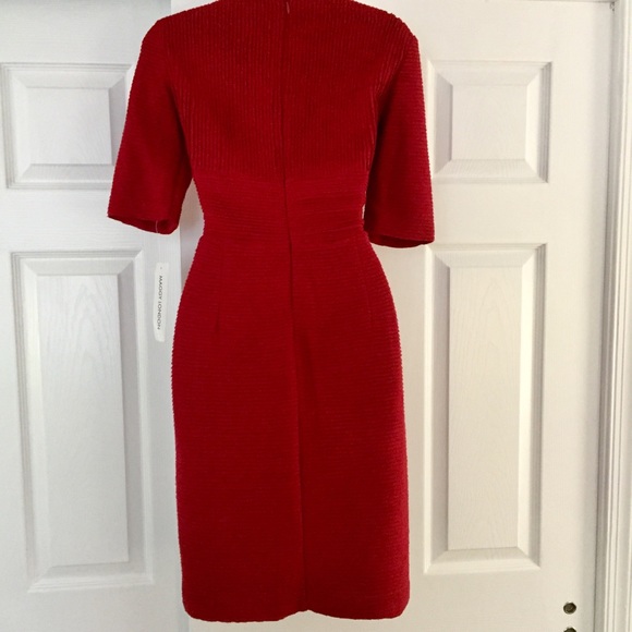 Maggy London Hot Red Dress - Picture 6 of 9